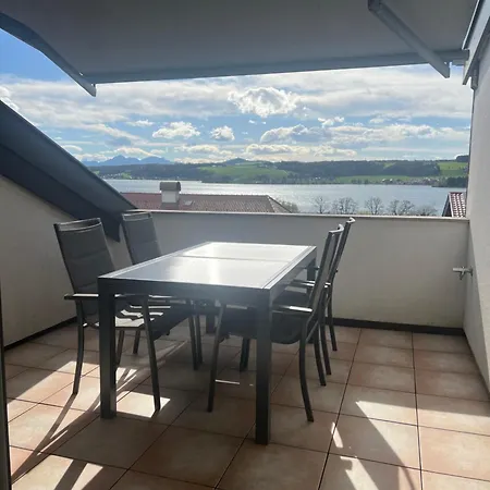 Exklusive Lakeview In Bestlage Mattsee, Beschattbare Dachterrasse Mit Panoramablick Ueber Den