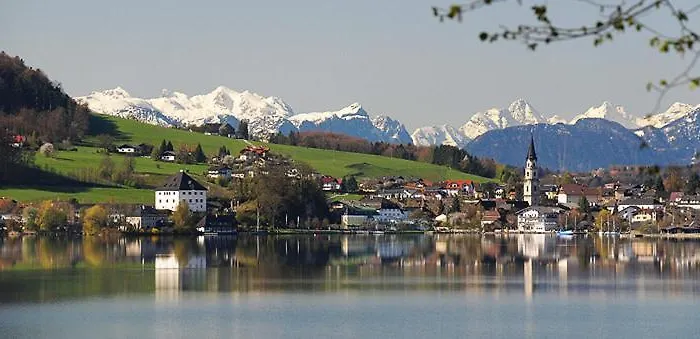 Exklusive Lakeview In Bestlage Mattsee, Beschattbare Dachterrasse Mit Panoramablick Ueber Den Διαμέρισμα Mattsee